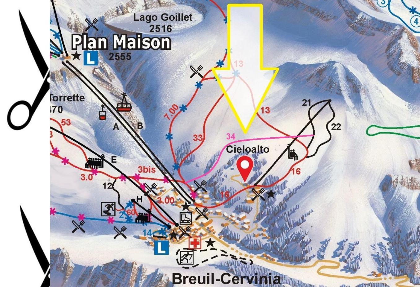 Fagus Cervinia Apartment Vda Vacanze In Vetta Cir 0206 布勒伊-切尔维尼亚 外观 照片
